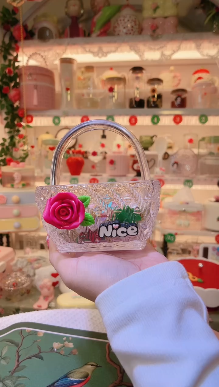 玫瑰花四方小提篮——小家焕新必备！