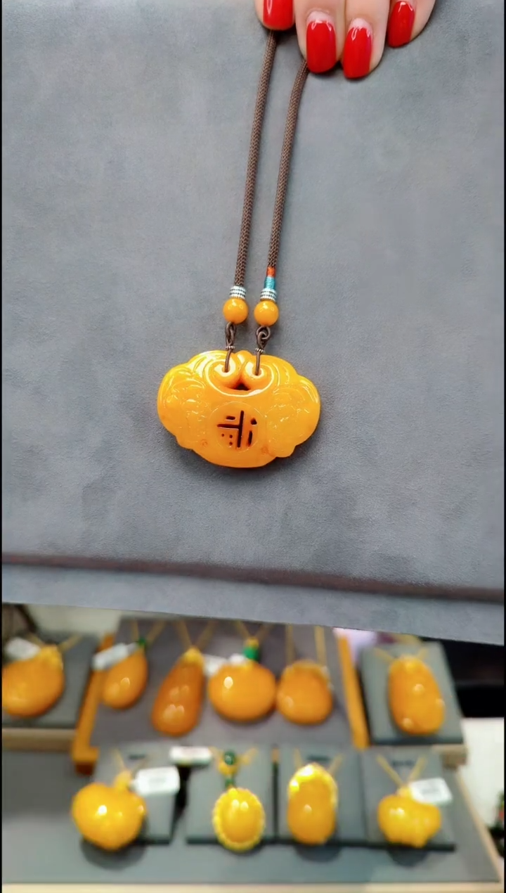 【闪购商品】蜜蜡颈饰未镶嵌H122蜜蜡吊坠