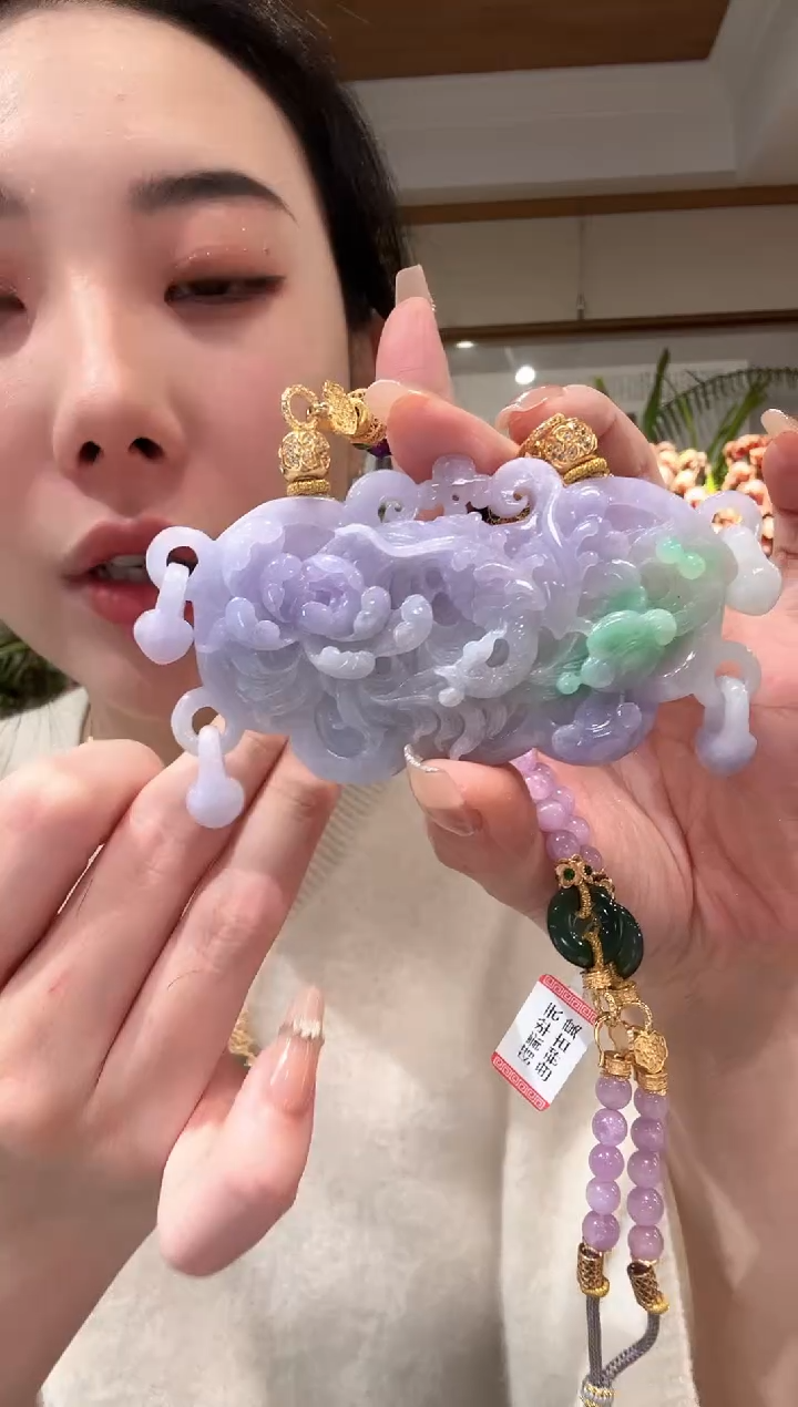 【闪购商品】翡翠颈饰未镶嵌国风