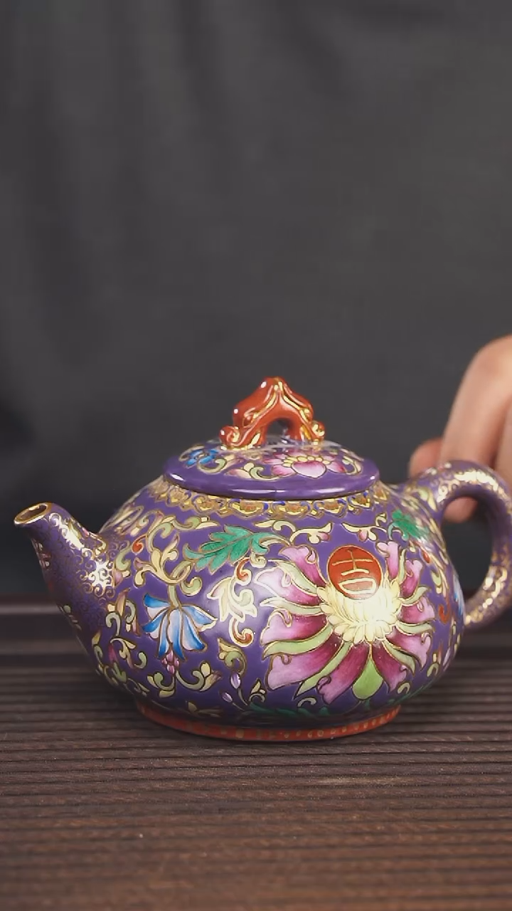 【闪购商品】紫砂茶壶260cc顾氏手工紫砂