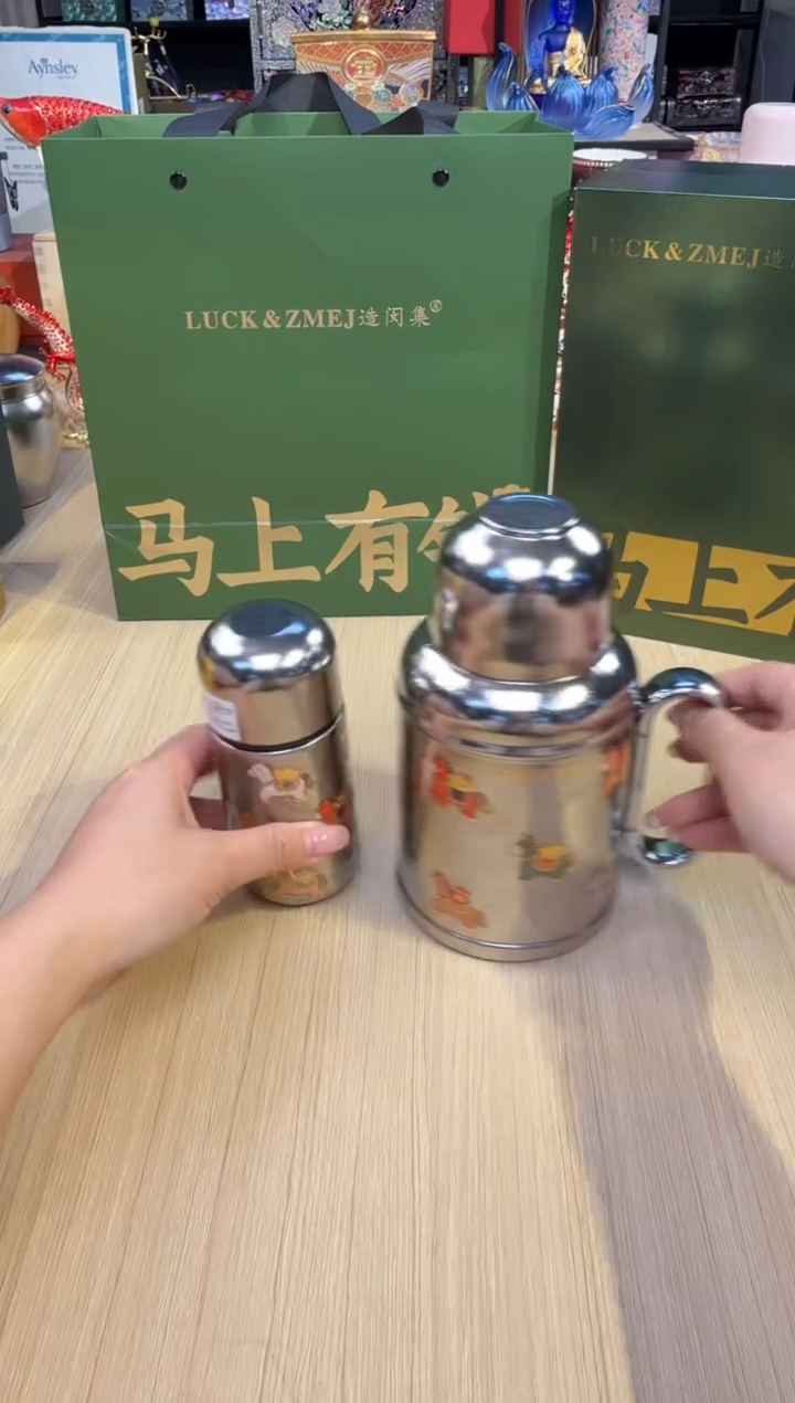 81造闵集纯钛保温壶套装-马上有钱