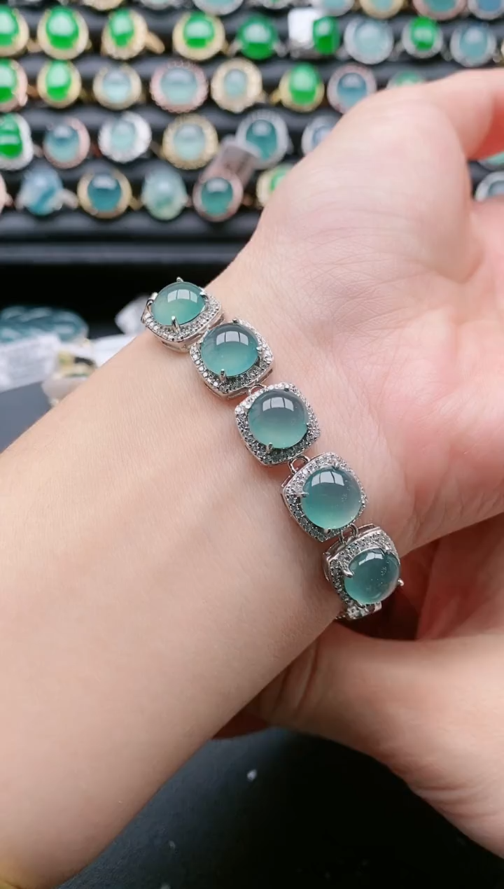 【闪购商品】翡翠戒指银S925镶嵌11111