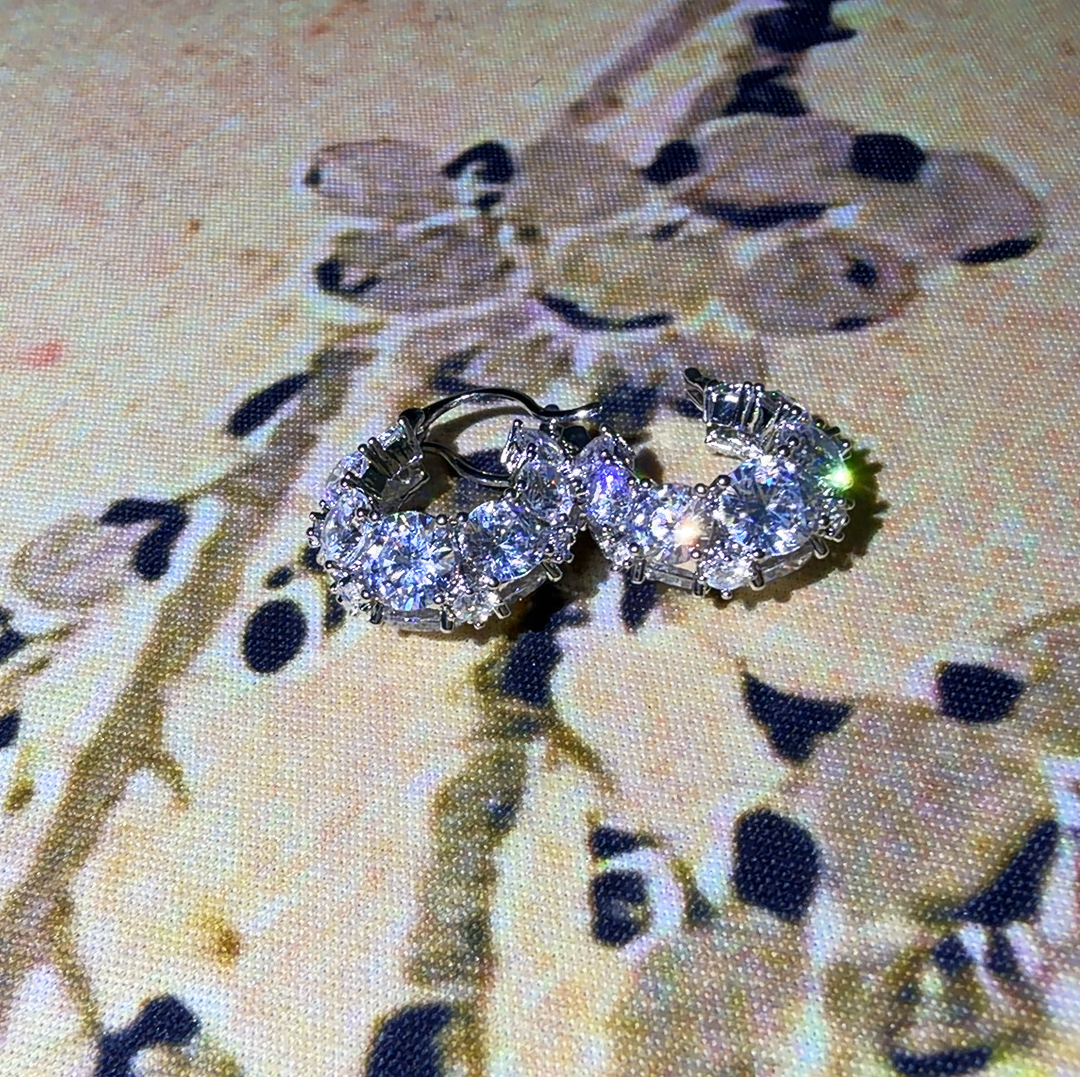 [南非甄选】 NFZX 高端定制 LC-1404 DIY套链【多圆白色耳扣