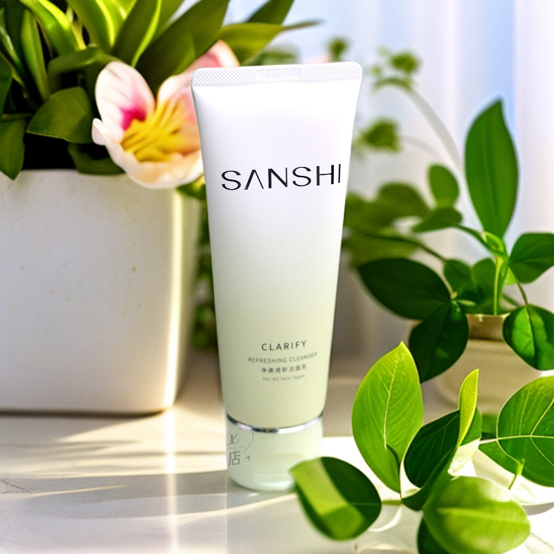 三式净澈清新洁面乳氨基酸糖脂洁面乳女生必备化妆品三式洗面奶
