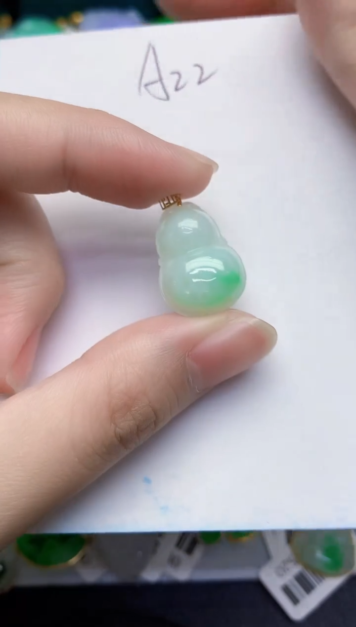 【闪购商品】翡翠颈饰18K金镶嵌000000000