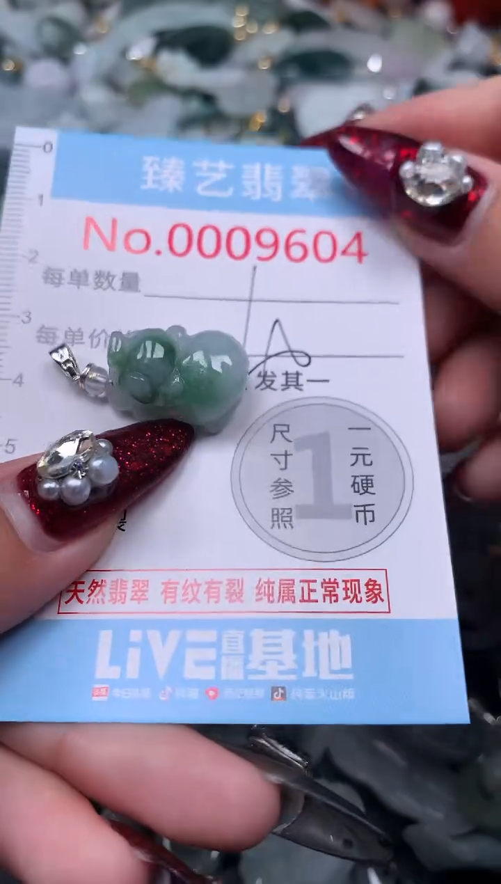 颈饰未镶嵌翡翠9604