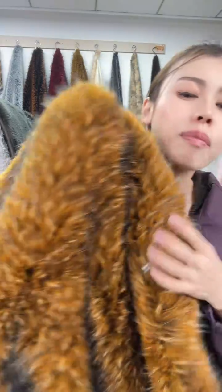 狐狸毛宇宙无敌貉子毛尺寸1.8*1