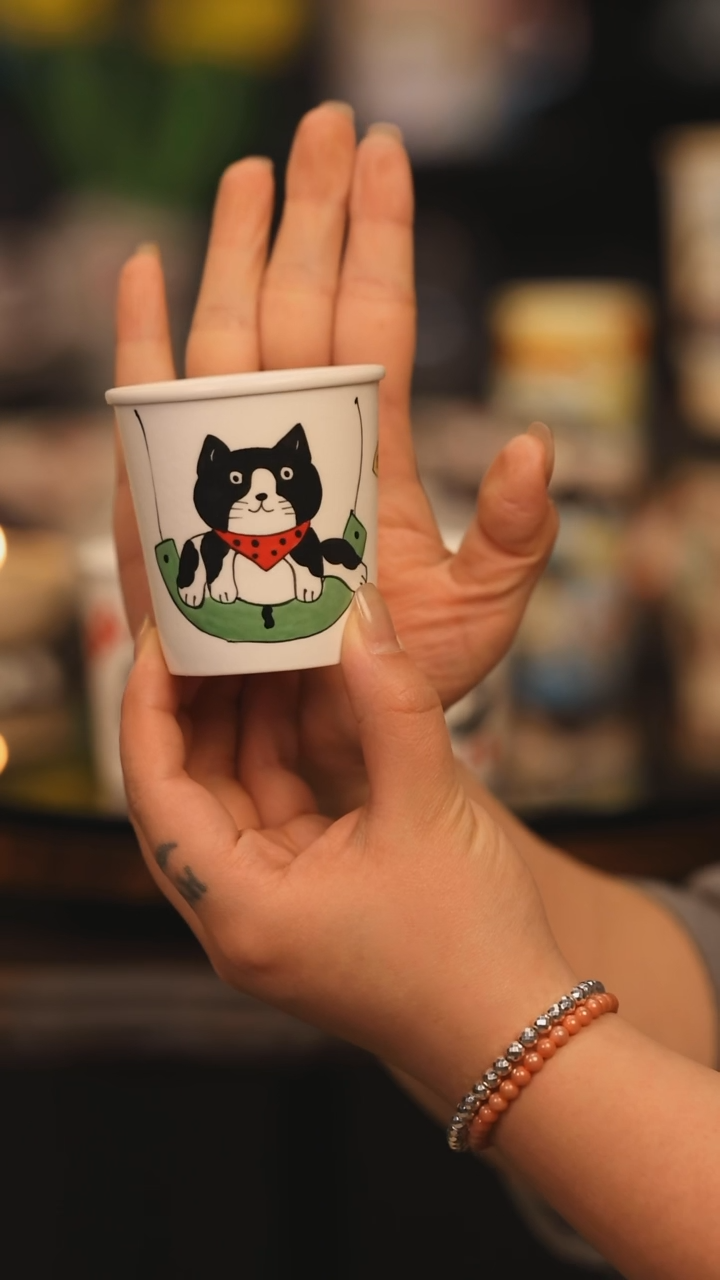 【闪购商品】摆件随机景德镇釉下彩绘设计师款陶瓷