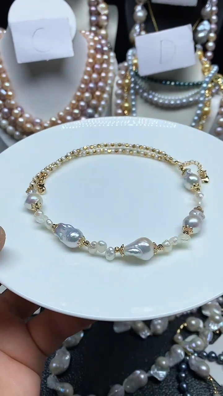 【闪购商品】淡水珍珠颈饰未镶嵌多人