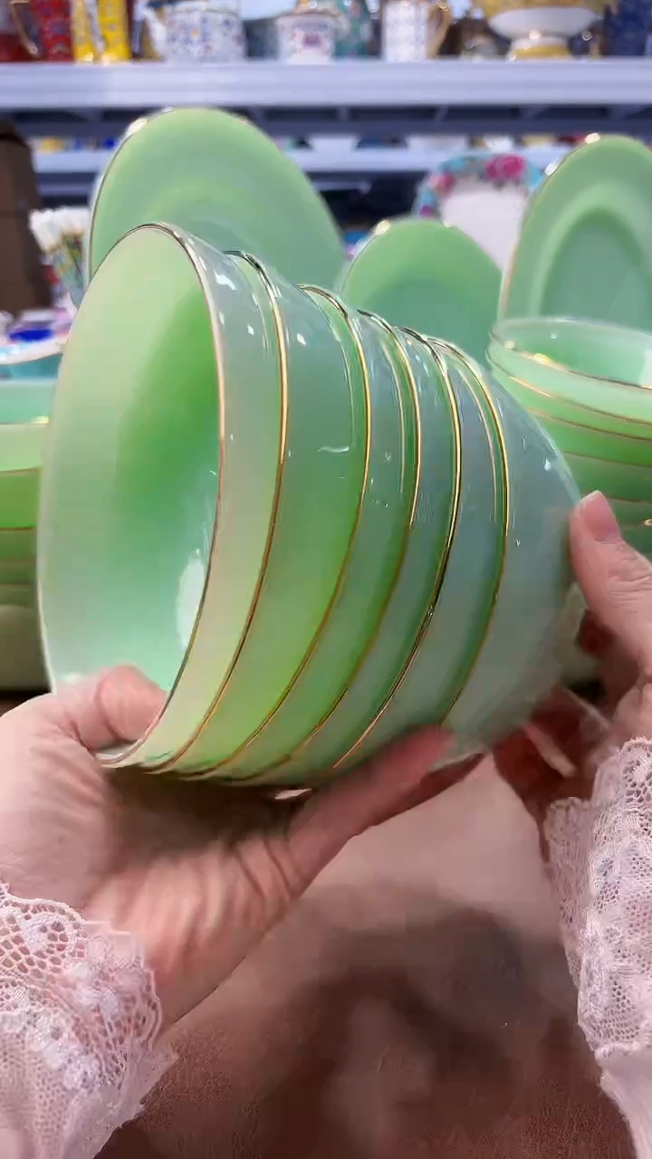 玉瓷 5.5英寸饭碗6个景德镇陶瓷