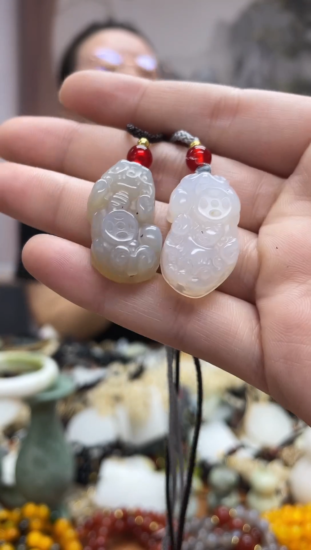 未镶嵌吊坠玛瑙/玉髓多样性发货拍一发一