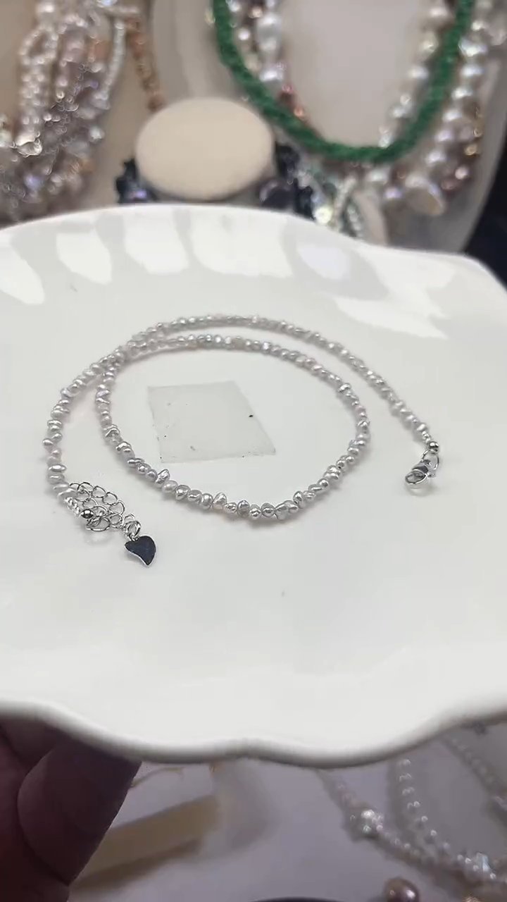 未镶嵌项链淡水珍珠【纯恬珠宝】