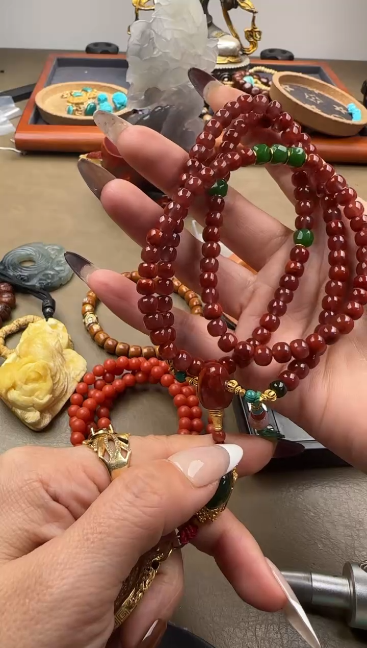【闪购商品】南红玛瑙手串未镶嵌南红手串