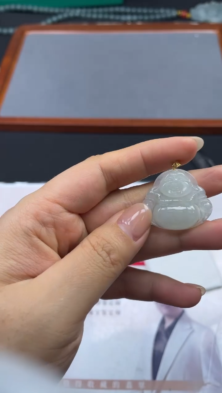 【闪购商品】定制翡翠18K金镶嵌02-23HDJT0144639