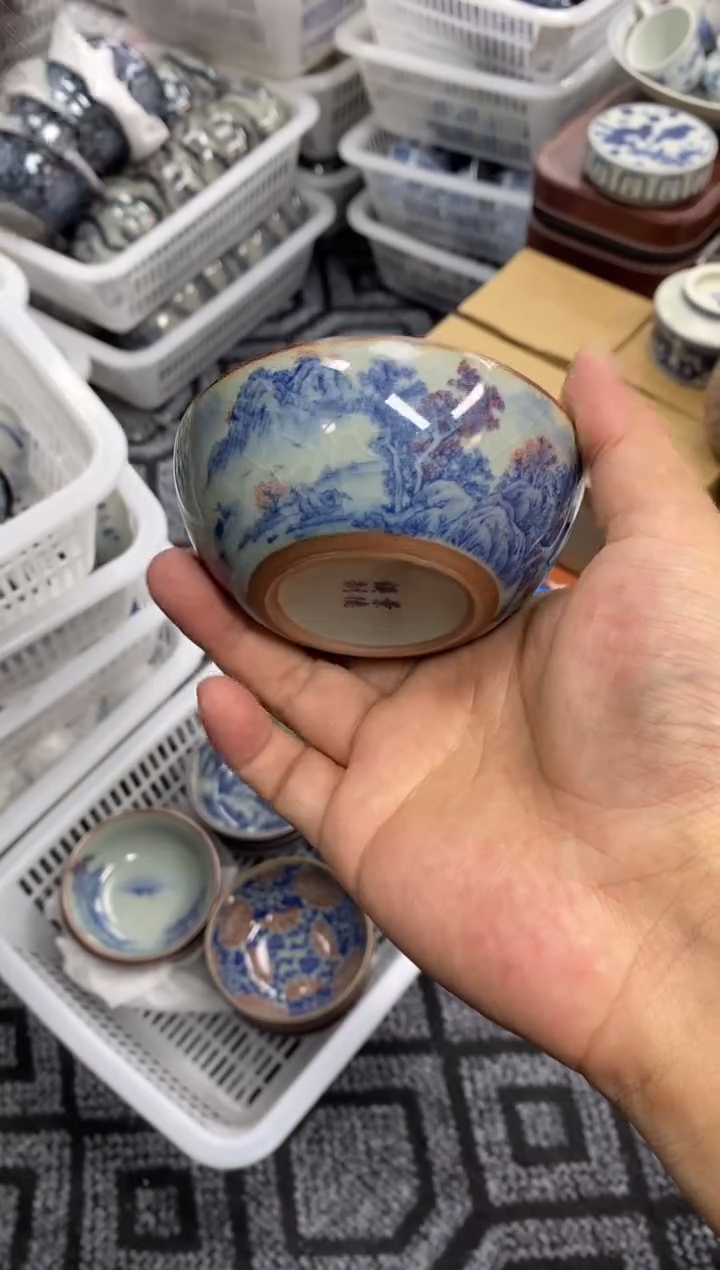 陶瓷老陶泥工艺茶具容量约80