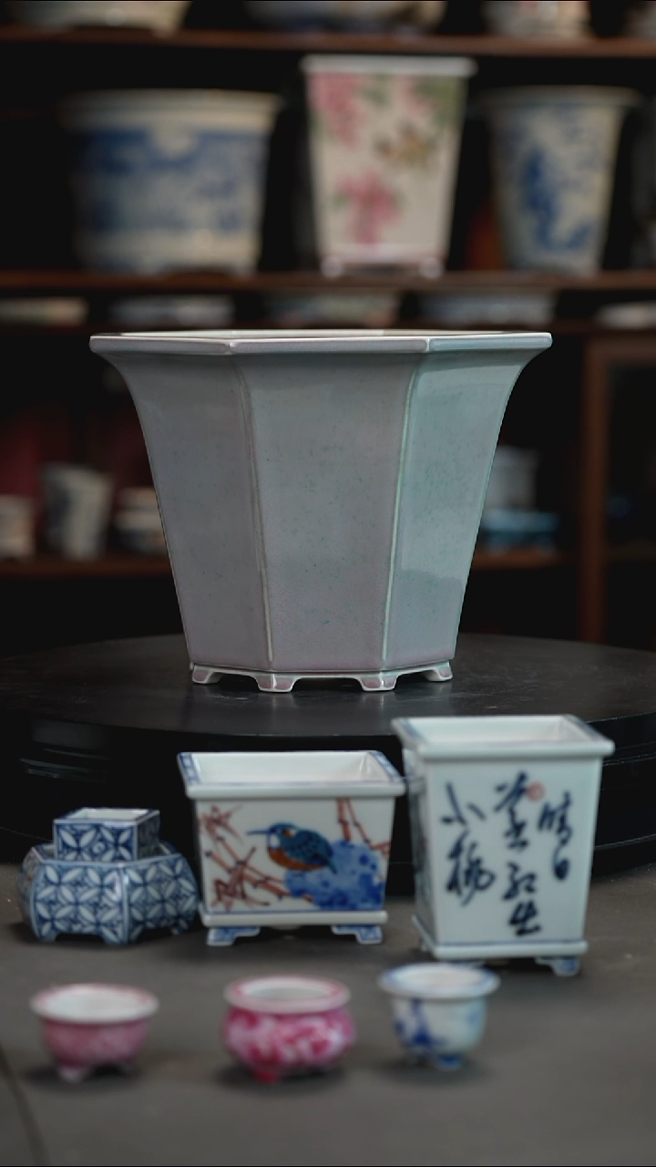 高温颜色釉盆金***7高温颜色釉盆
