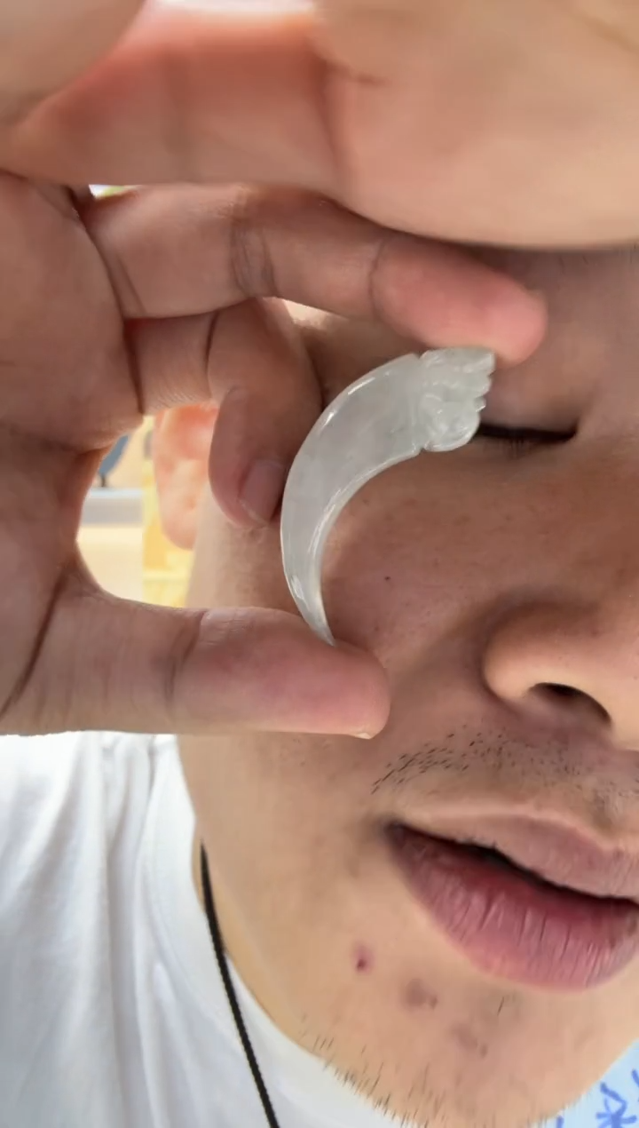 【闪购商品】翡翠颈饰未镶嵌天然翡翠A货孤品一件