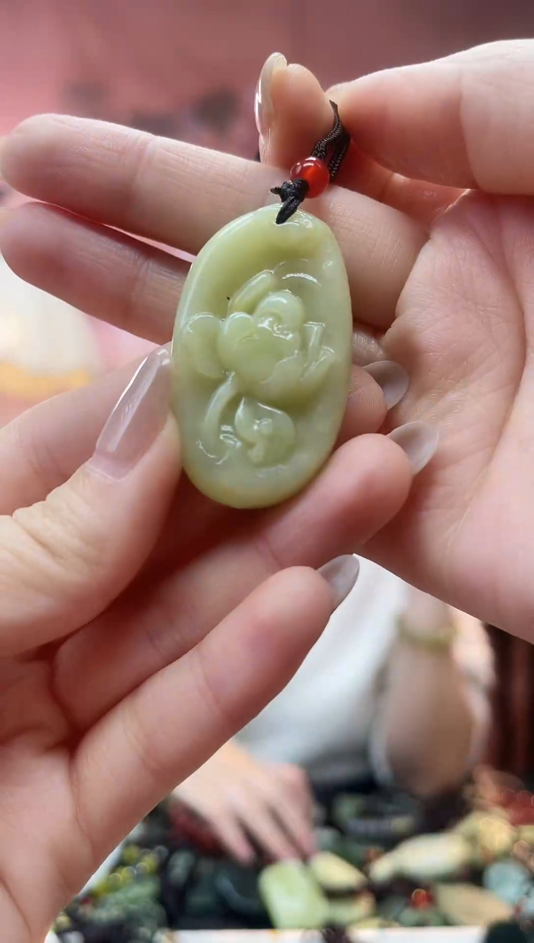 未镶嵌岫玉吊坠·