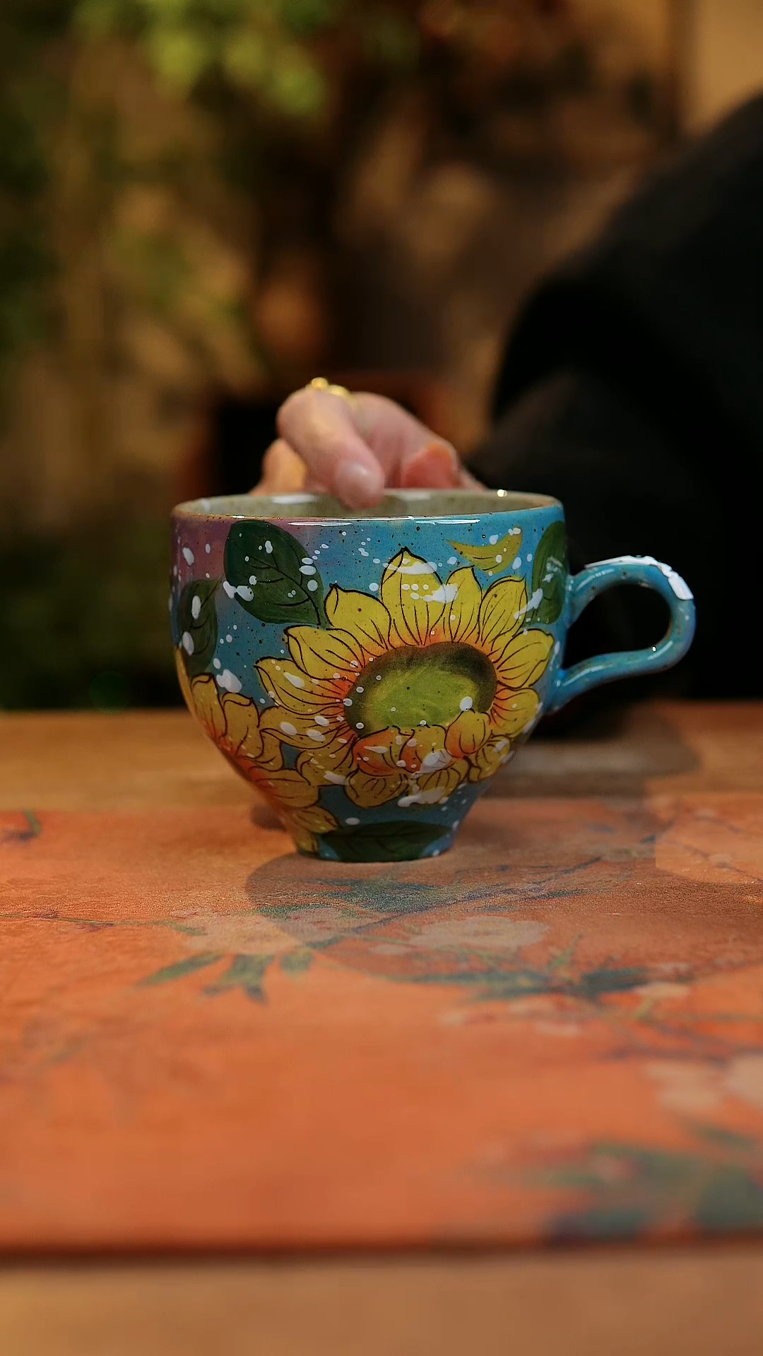 【闪购商品】瓷片1136景德镇手工手绘釉下彩高温瓷