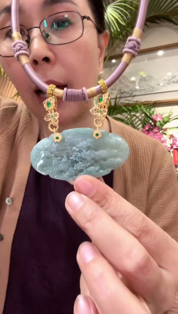 【闪购商品】翡翠颈饰未镶嵌国风