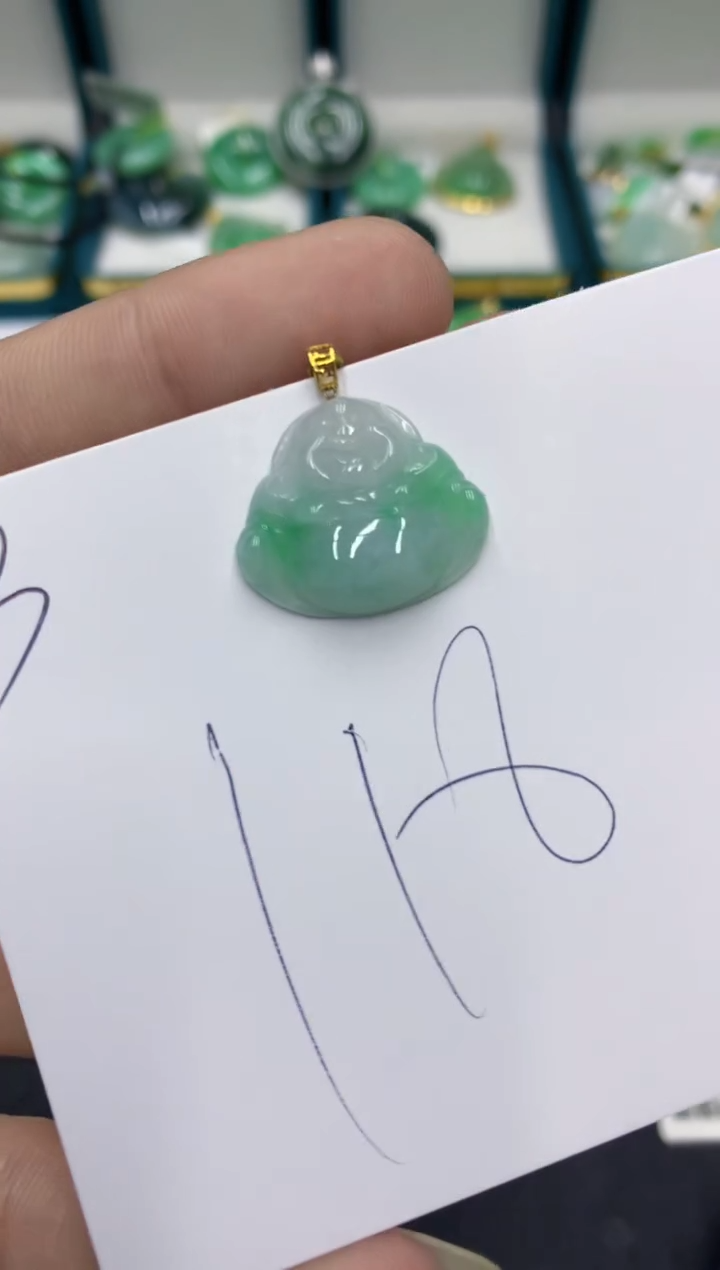 【闪购商品】翡翠颈饰18K金镶嵌翡翠