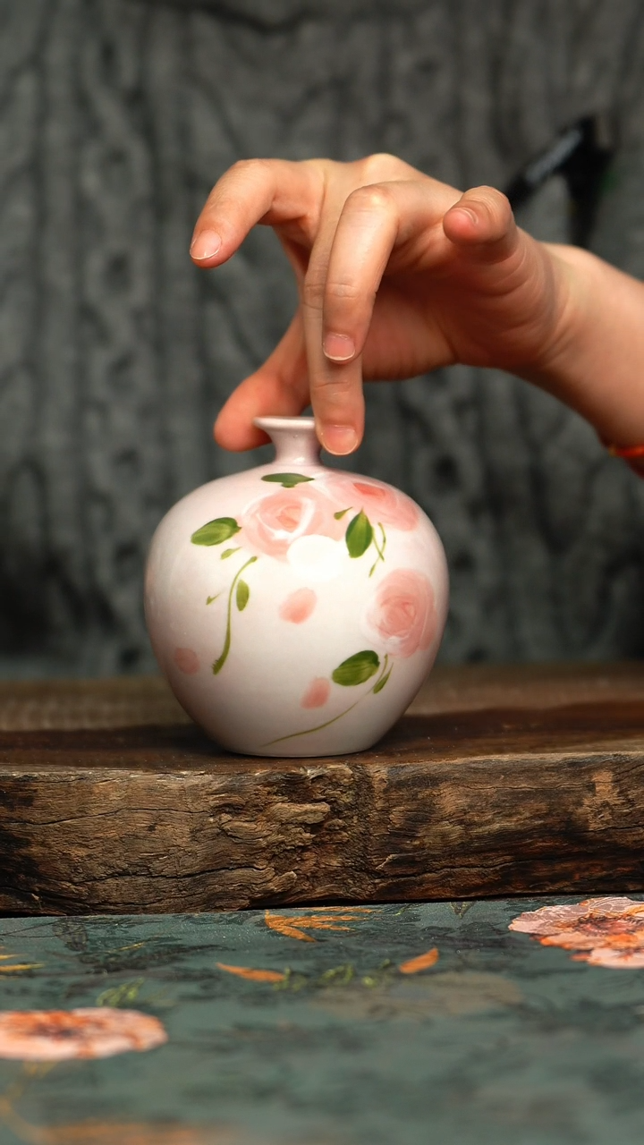 【闪购商品】杯杯釉下彩手工手绘同款陶器