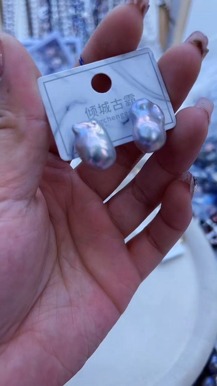 【闪购商品】淡水珍珠耳饰未镶嵌804