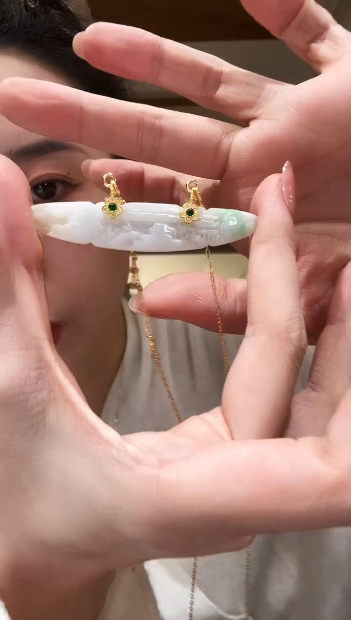 【闪购商品】翡翠颈饰未镶嵌国风