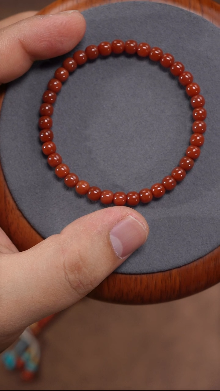 南红玛瑙手串未镶嵌南红手串