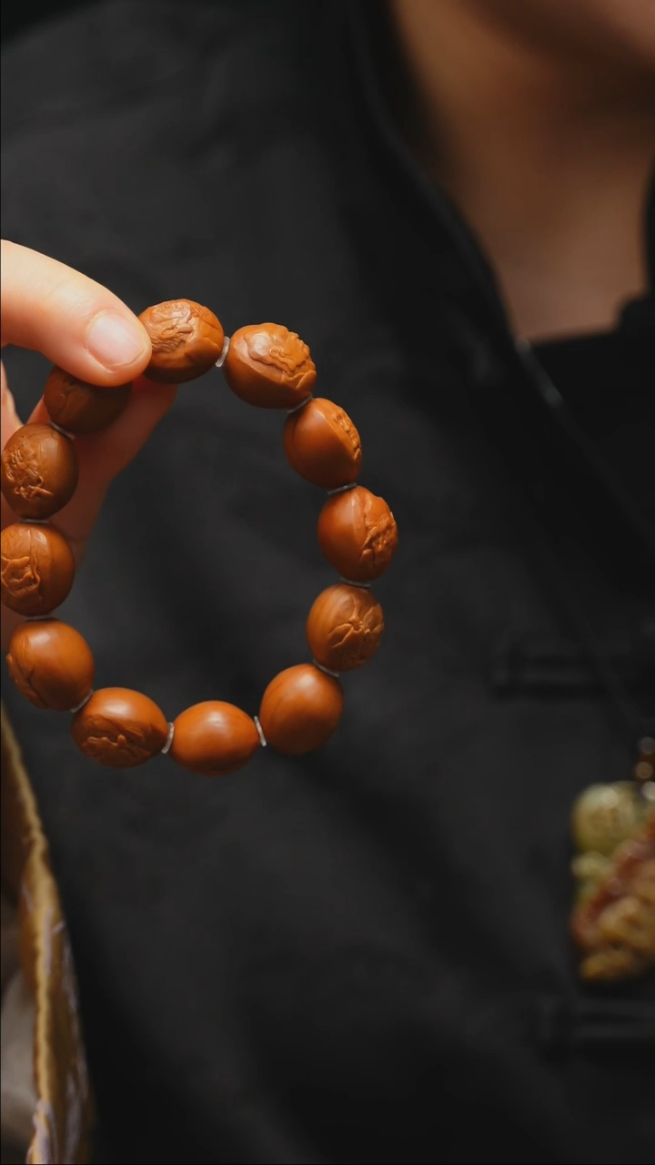 【闪购商品】橄榄核其他十二尊者【金玉平】