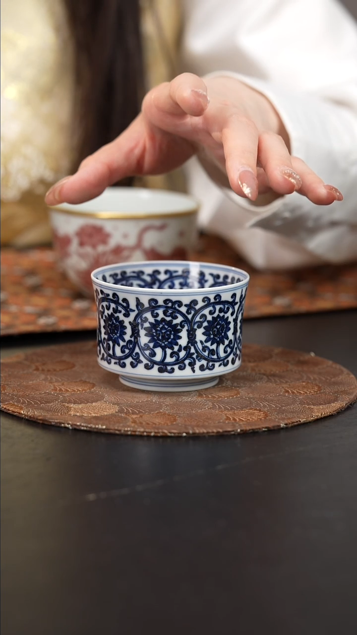 【闪购商品】杯尚镇雅器青花缠枝