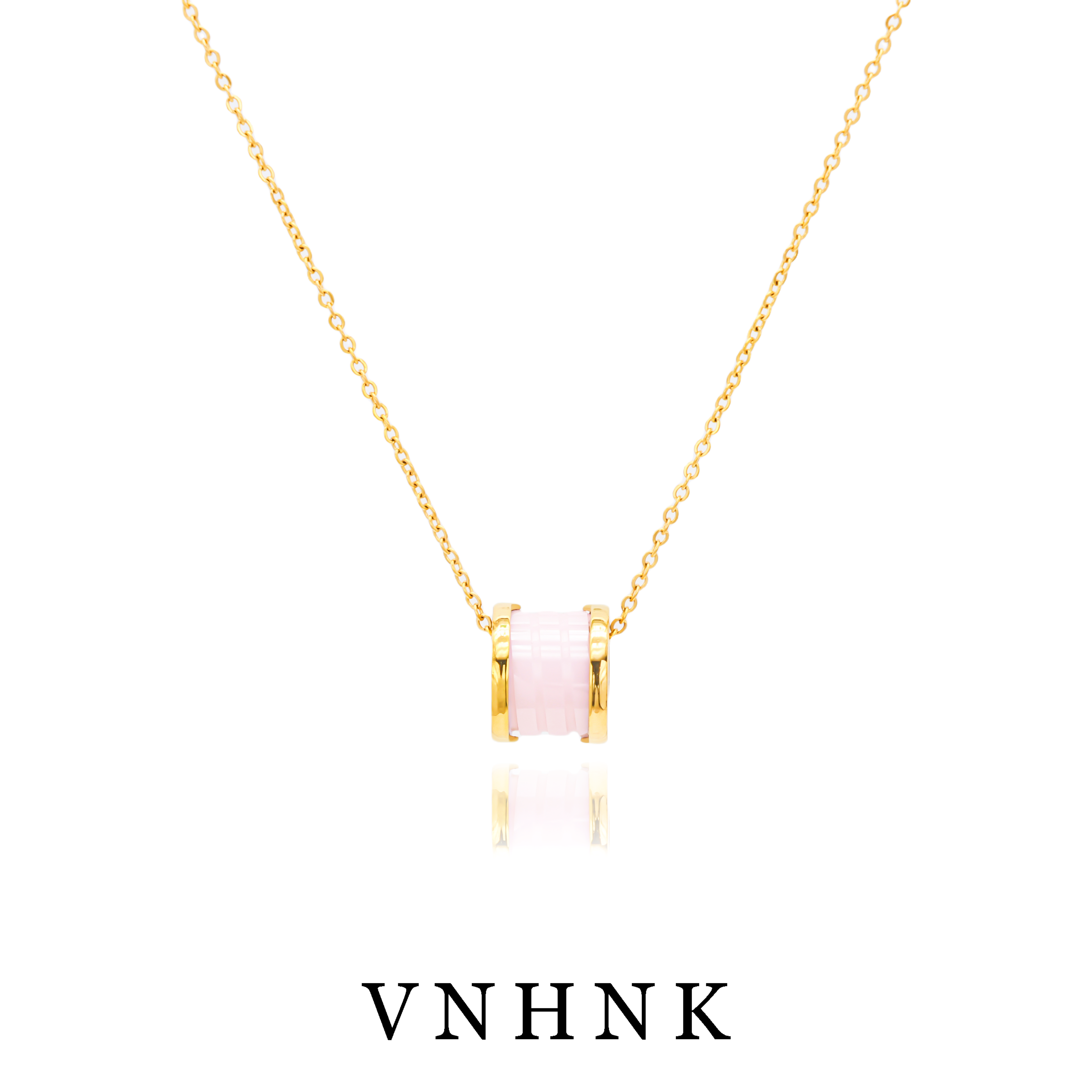 钛钢项链 美可儿   G557   金色（50cm）小众时尚气质项链