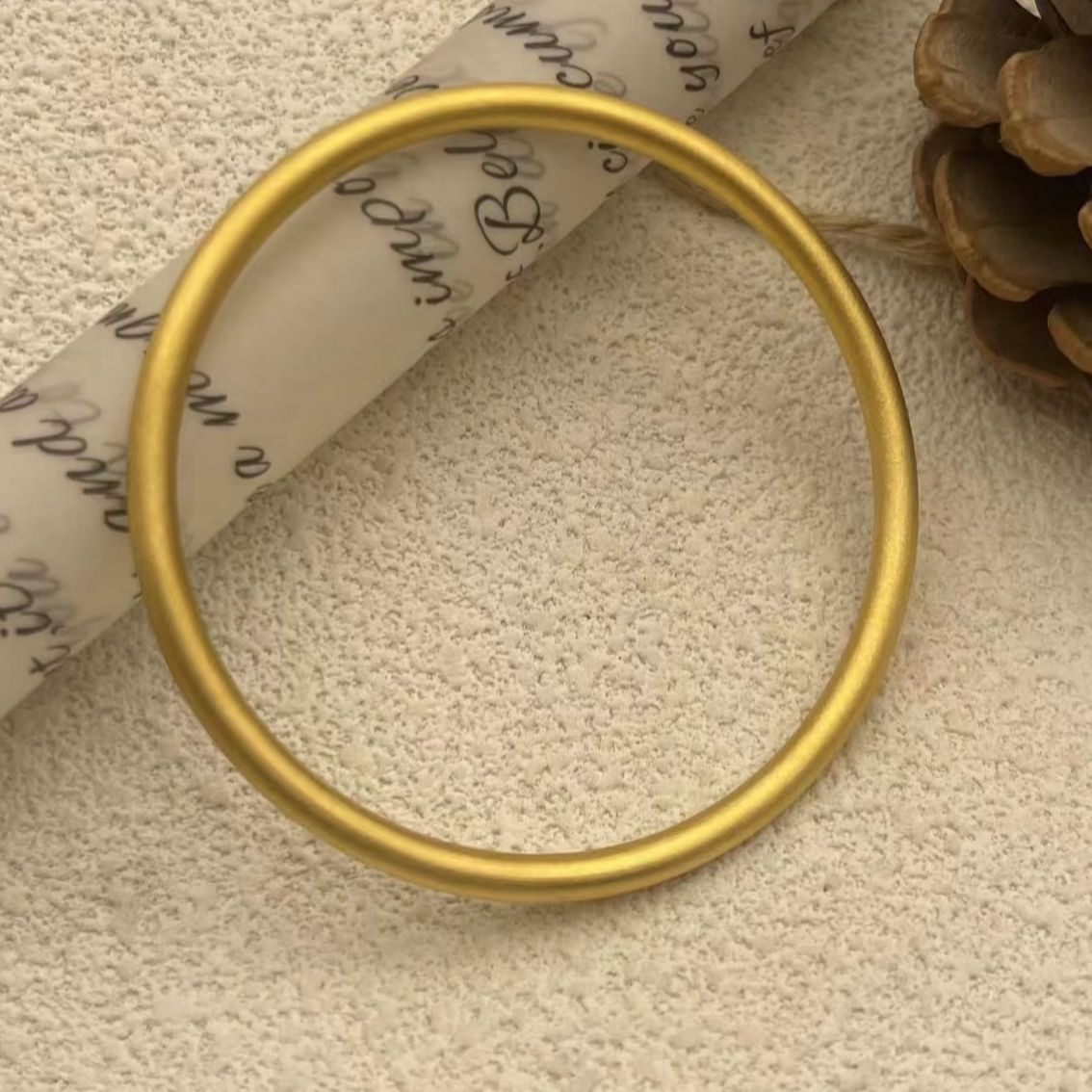 足金999真金纯3D硬金手镯微瑕款介意慎拍