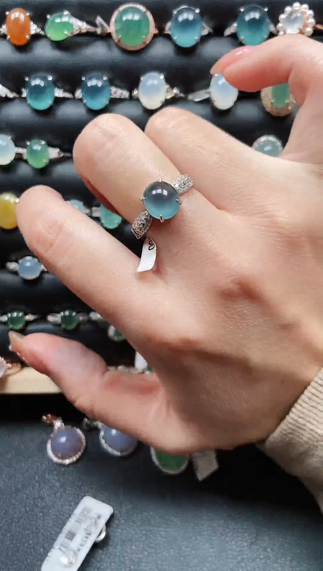 【闪购商品】翡翠戒指银S925镶嵌33333333333