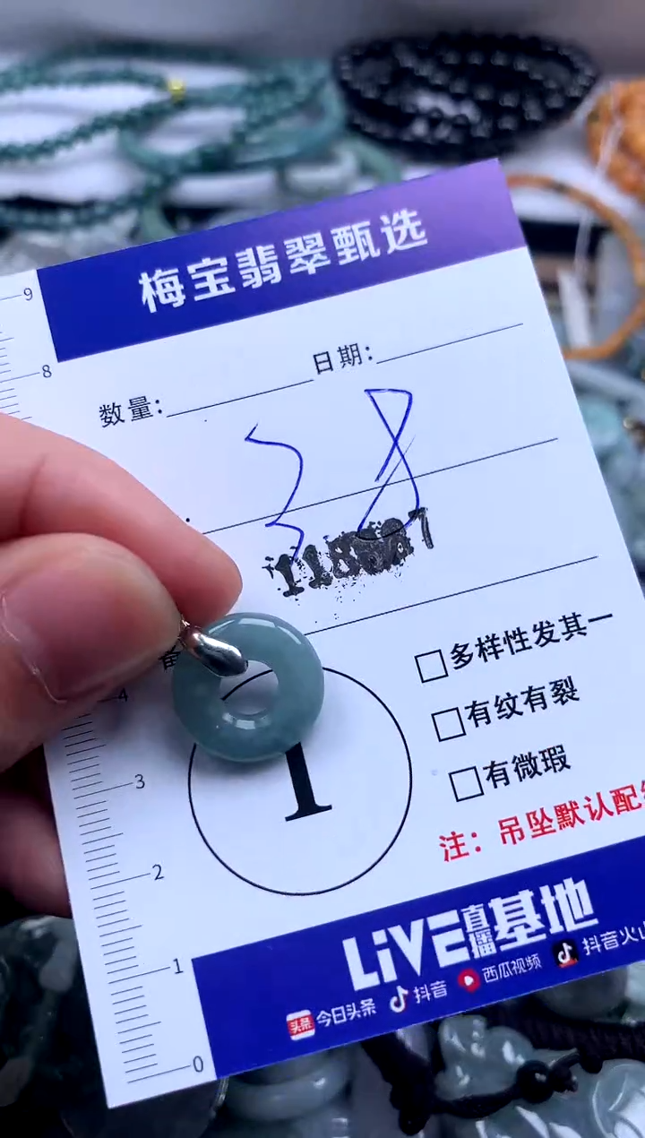 颈饰未镶嵌翡翠3.8
