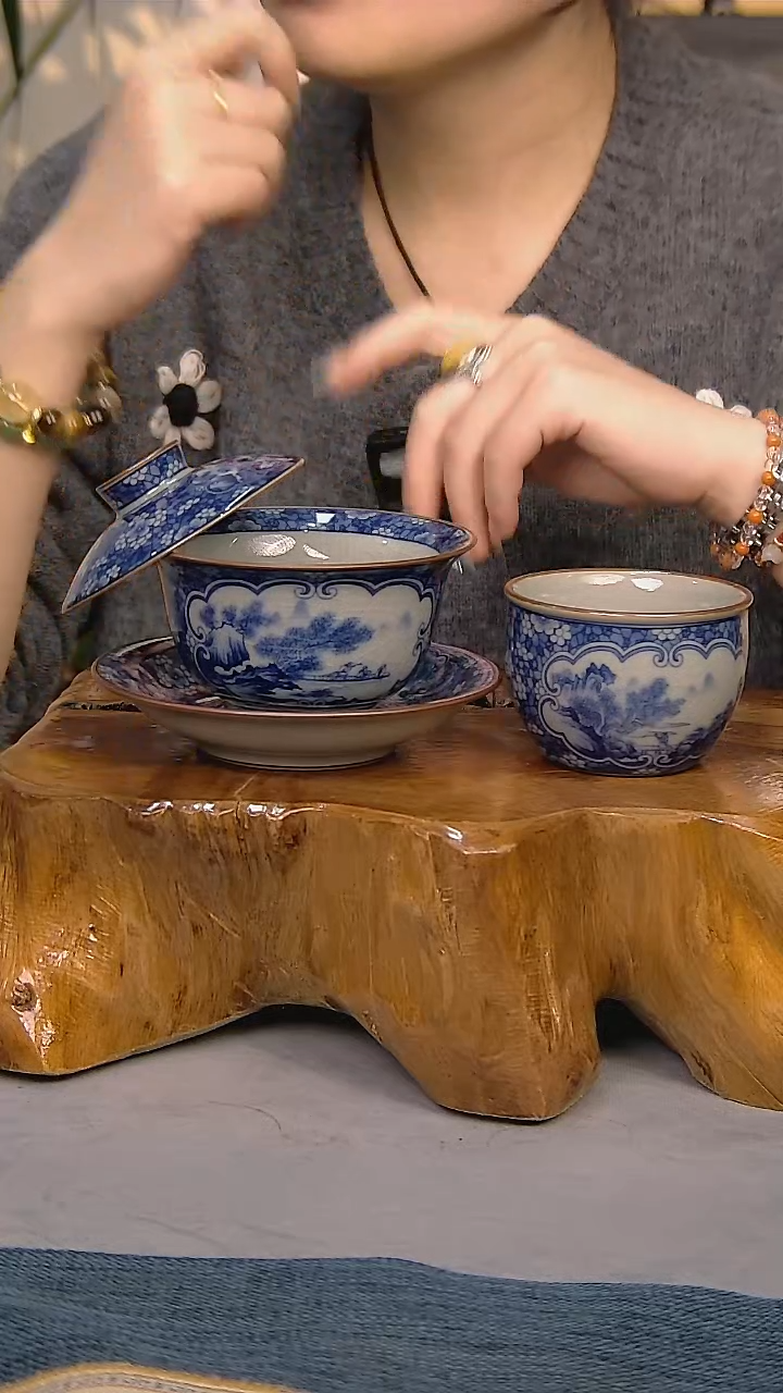 【闪购商品】2件套陶瓷茶具家用简装系列  