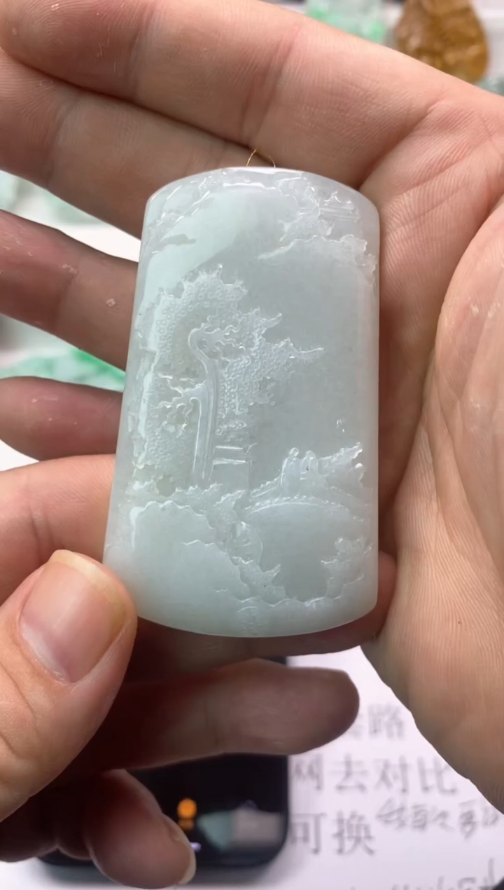 【闪购商品】翡翠颈饰未镶嵌天然A货翡翠