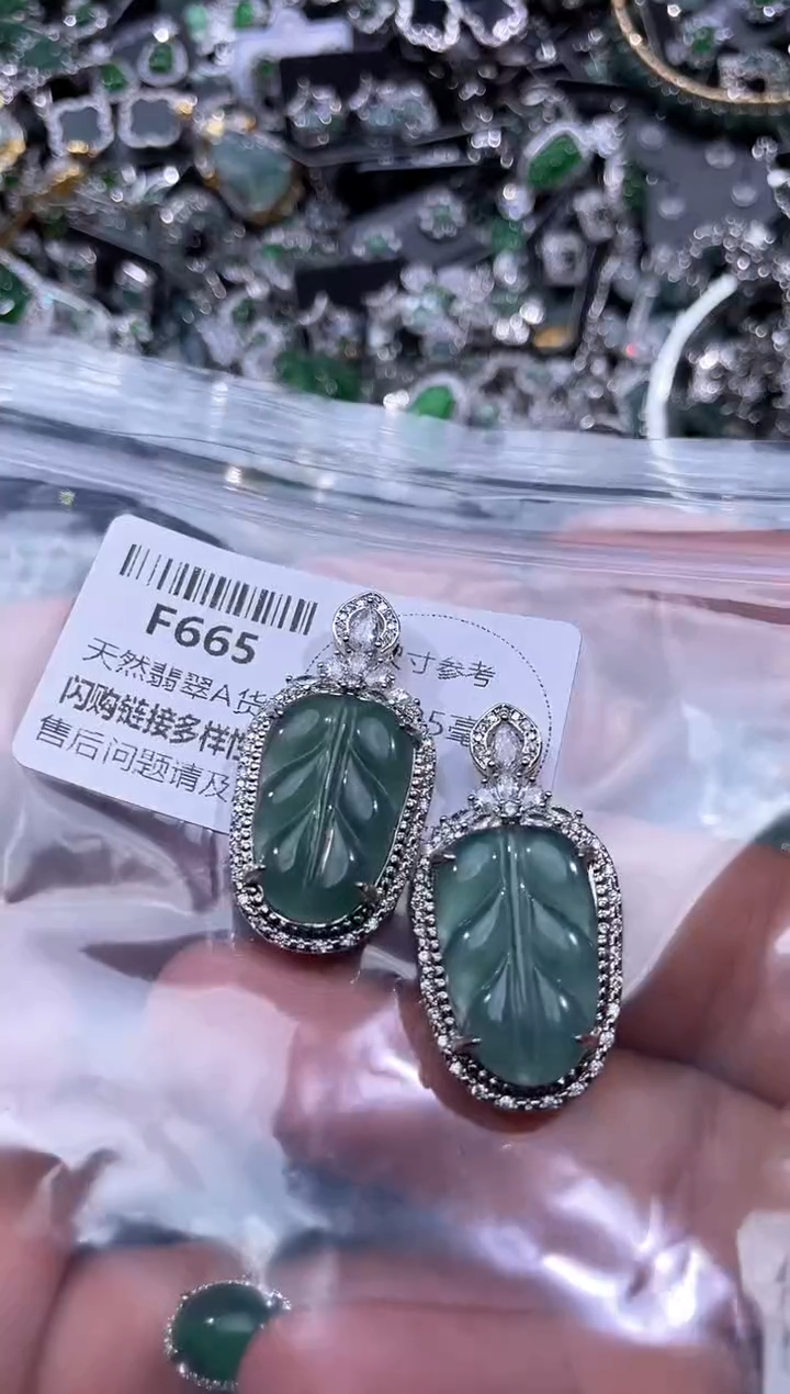 【闪购商品】翡翠颈饰未镶嵌F665多样性发其一
