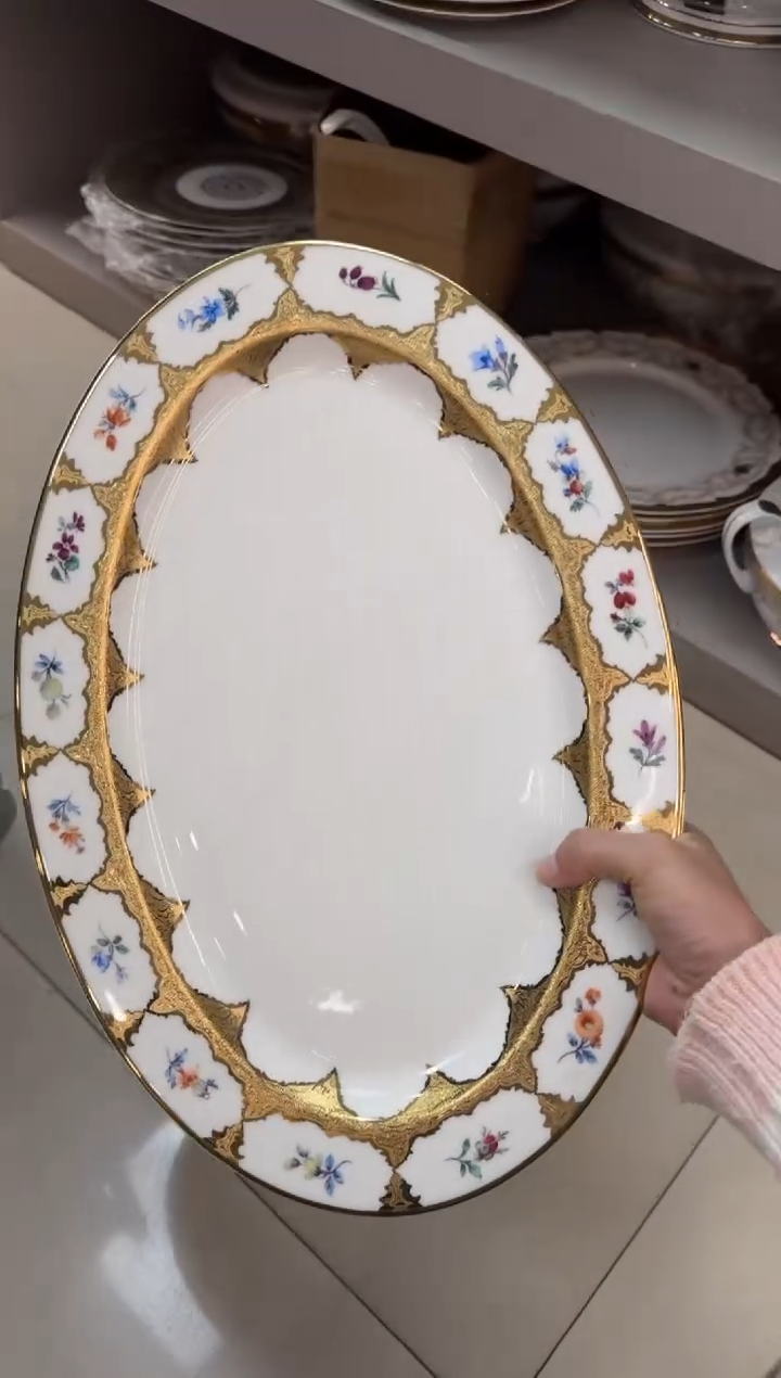 【闪购商品】瓷片16英寸鱼盘  福利微瑕