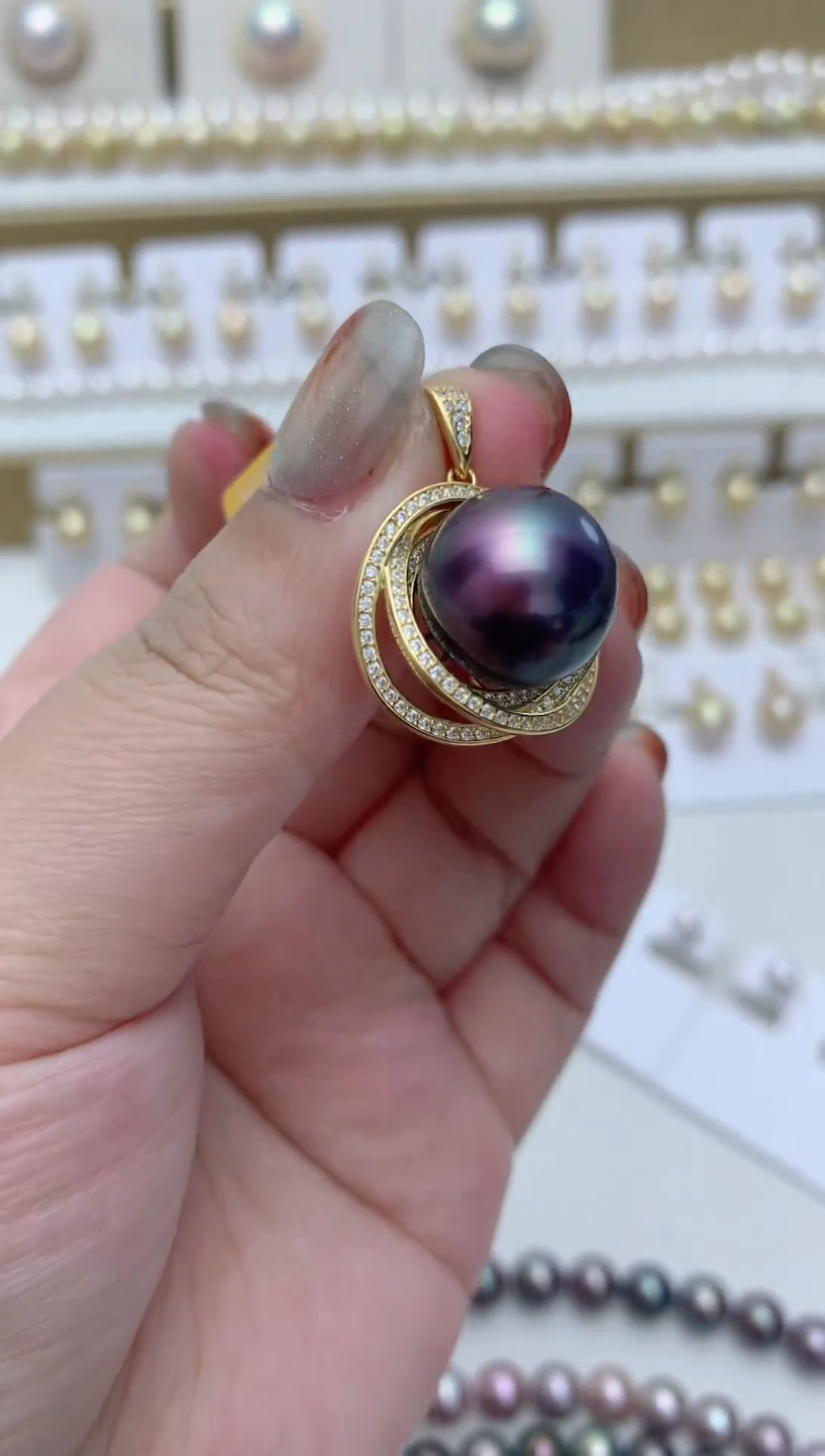 【闪购商品】淡水珍珠颈饰银S925镶嵌q62