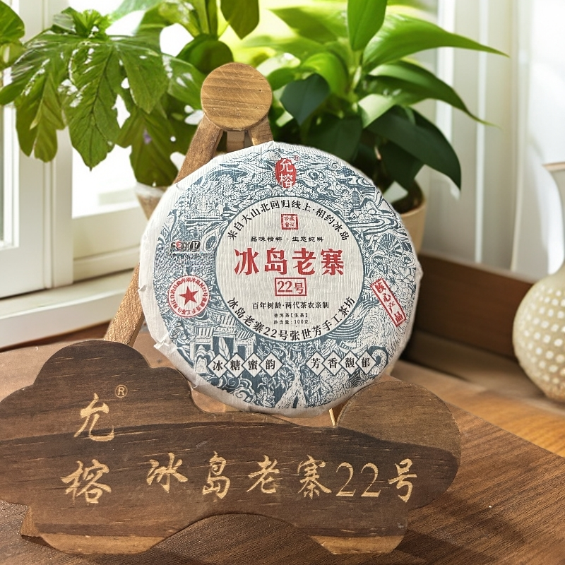 冰岛老寨 2025年头春 100克饼茶 普洱生茶芳香腹郁