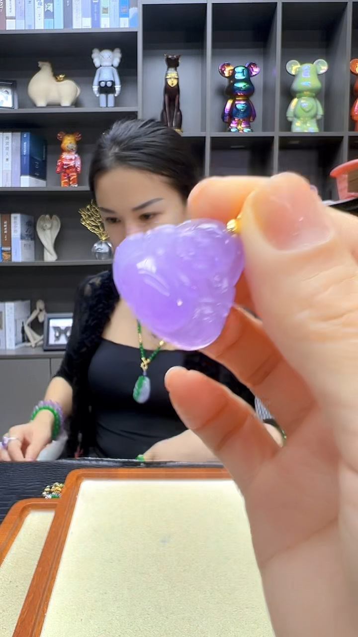 翡翠14K金镶嵌颈饰丹丹diy劲饰