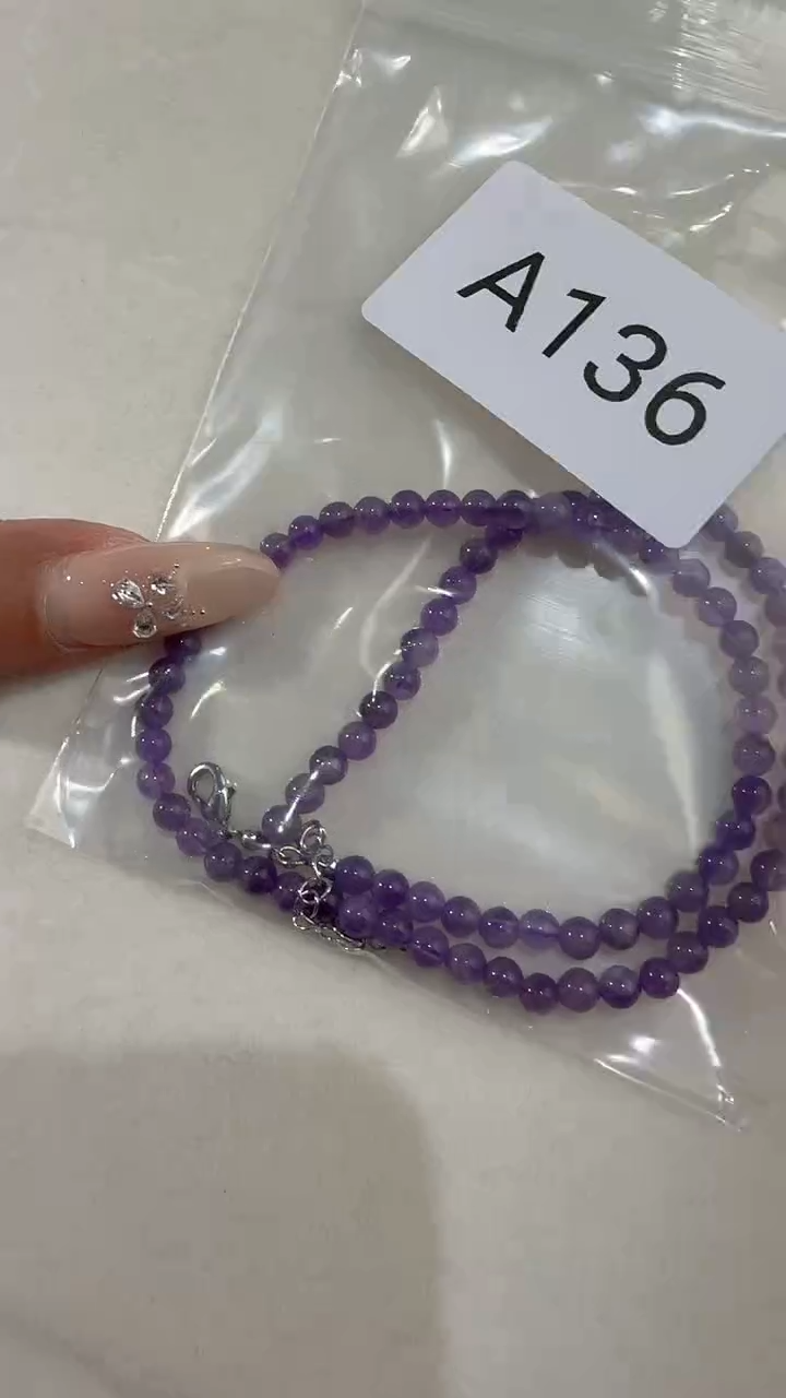 颈饰未镶嵌紫晶136