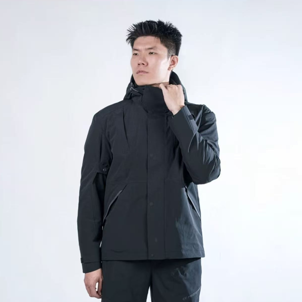 CC 无界防水摩托车骑行服新款冲锋衣黑色舒适休闲防风