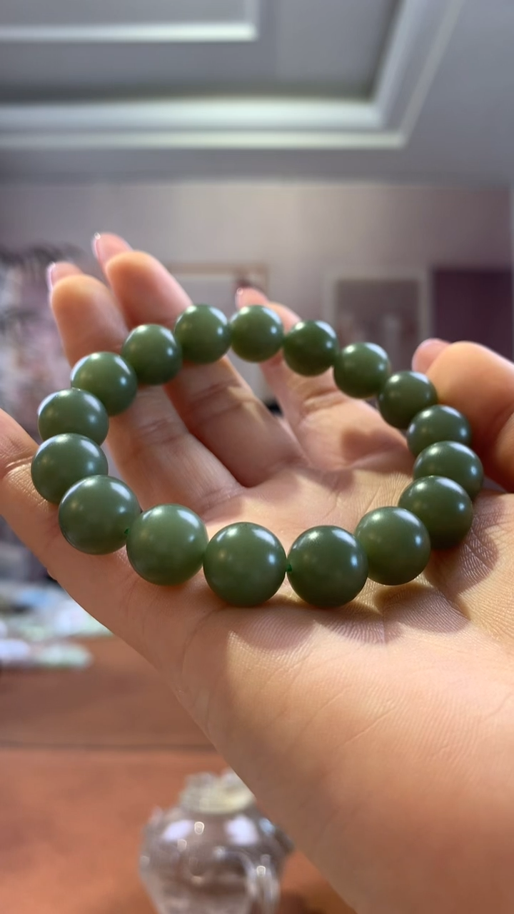 【闪购商品】和田玉挂件未镶嵌沙枣青单圈