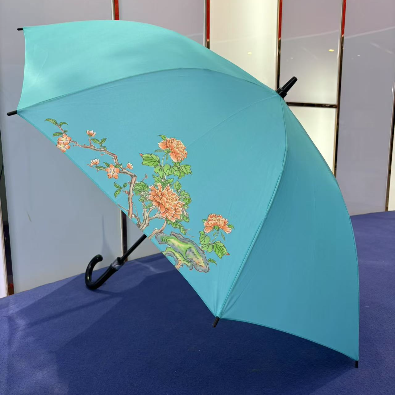 永丰源国瓷永丰源定制西湖蓝雨伞遮阳伞