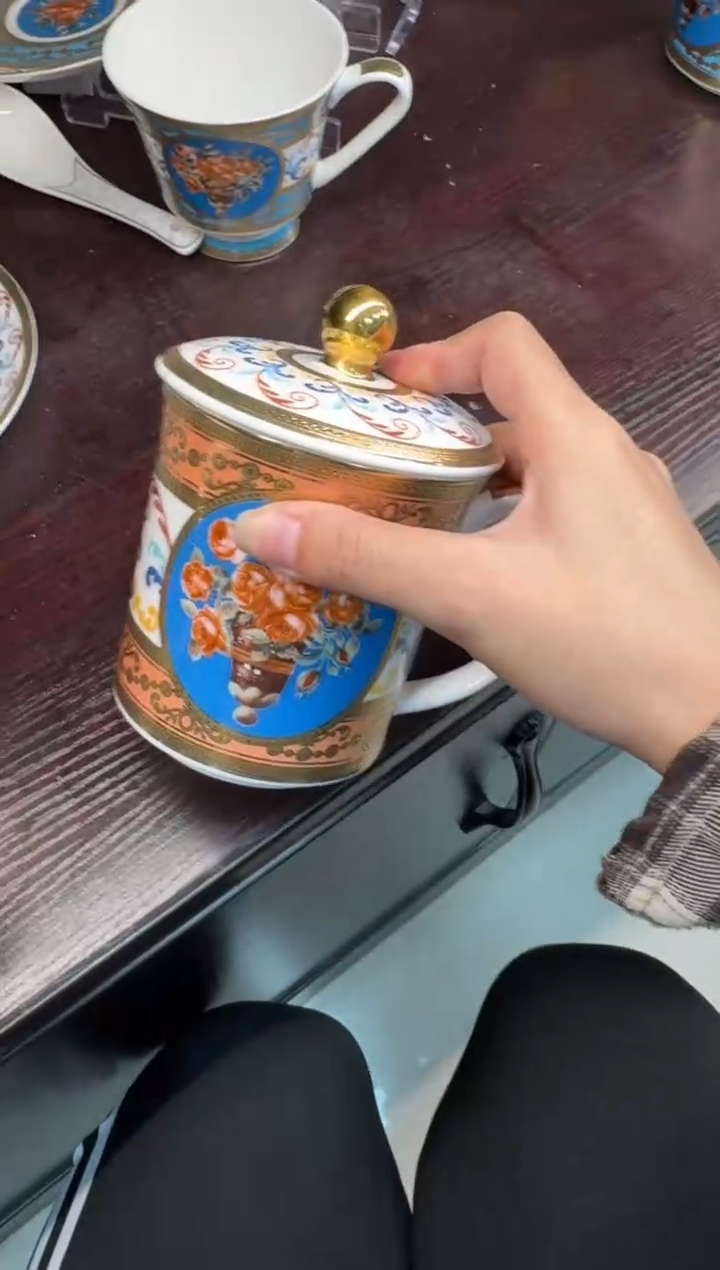 【闪购商品】瓷片会议杯福利款 微瑕