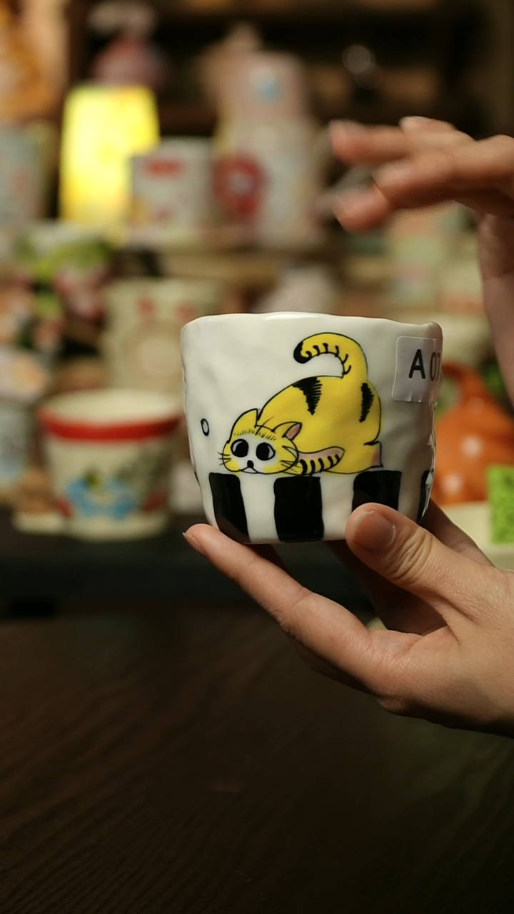 【闪购商品】杯子陶瓷景德镇高温釉下彩&A071
