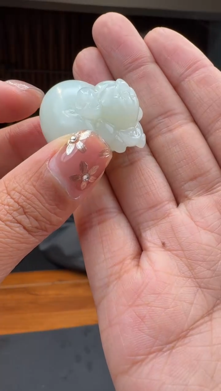 【闪购商品】和田玉11未镶嵌1.30小朱