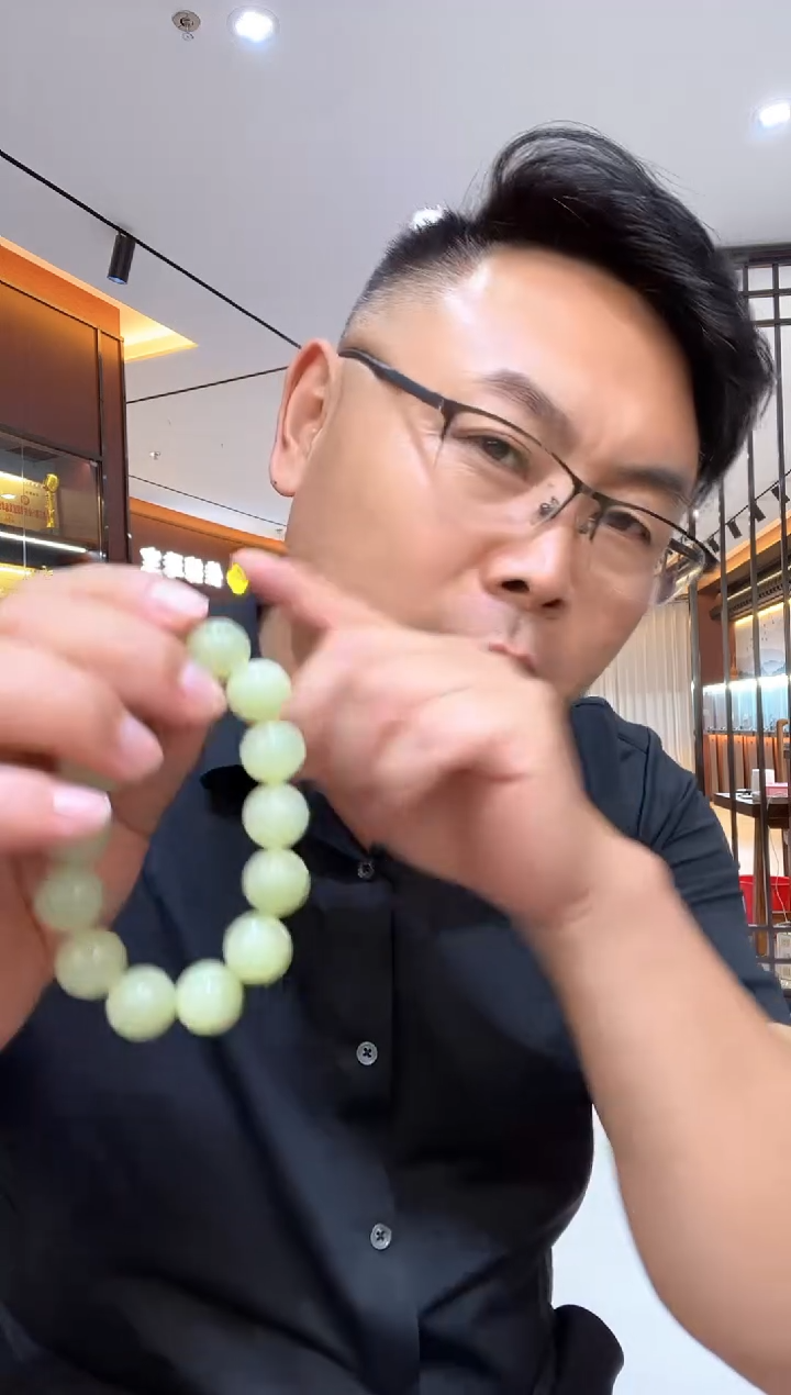 玉高端精品若羌黄口卡16手串 拍一发一多样性发货